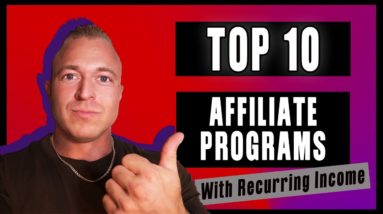 10 Best Affiliate Programs To Make Recurring Passive Income In 2021 | Affiliate Marketing Programs