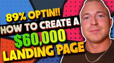 89% OPTIN!! How To Make A Landing Page For Affiliate Marketing | Affiliate Marketing For Beginners