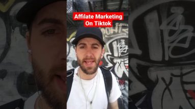 WHY Using Tiktok For Affiliate Marketing  - How To Do Affiliate Marketing On Tiktok #shorts