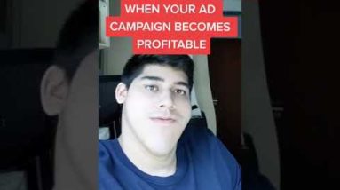 When your ad campaign becomes profitable - #shorts