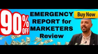 Emergency Report for Marketers review | Real Customer review