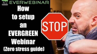 Evergreen webinar | How to create an evergreen webinar (Everwebinar demo)