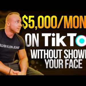 $5,000/month On Tiktok WITHOUT Showing Your Face (step-by-step)