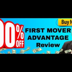 First Mover Advantage review 🤣 Reviewing my own product 🤣 Exclusive First Mover Advantage bonuses