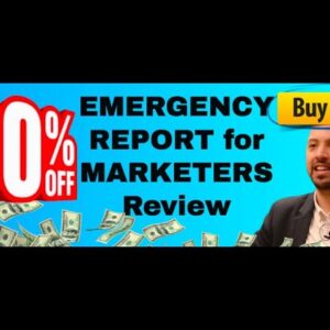 Emergency Report for Marketers review | Real Customer review