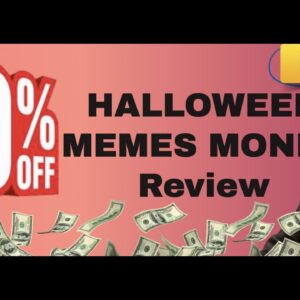 HALLOWEEN MEMES MONEY review 🤣 Reviewing my own product 🤣 Exclusive upgrade bonuses